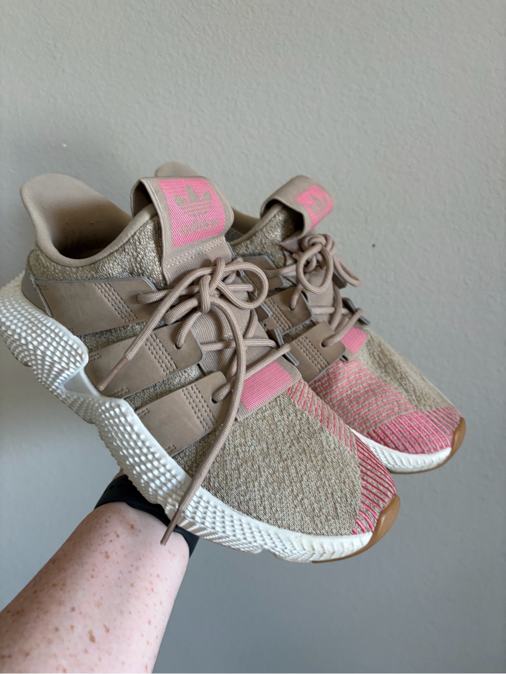 ADIDAS PROPHERE TRACE KHAKI TAN CHALK PINK OFF WHITE GUM ULTRA BOOST CQ2128 8
